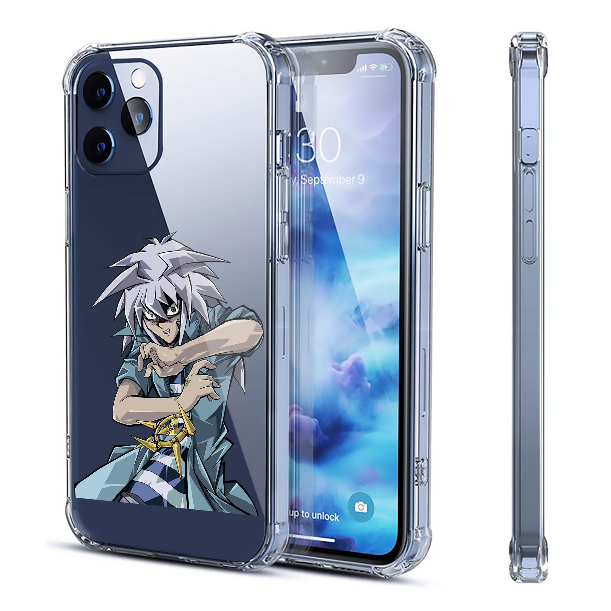 （画像用） 遊☆戯☆王 Yu-Gi-Oh! 【iPhone 12シリーズ対応】透明スマホケース（クリアソフトケース）